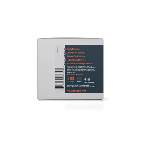 FOLIGAIN Terapia skóry głowy Peeling i masażer w kolorze czarnym